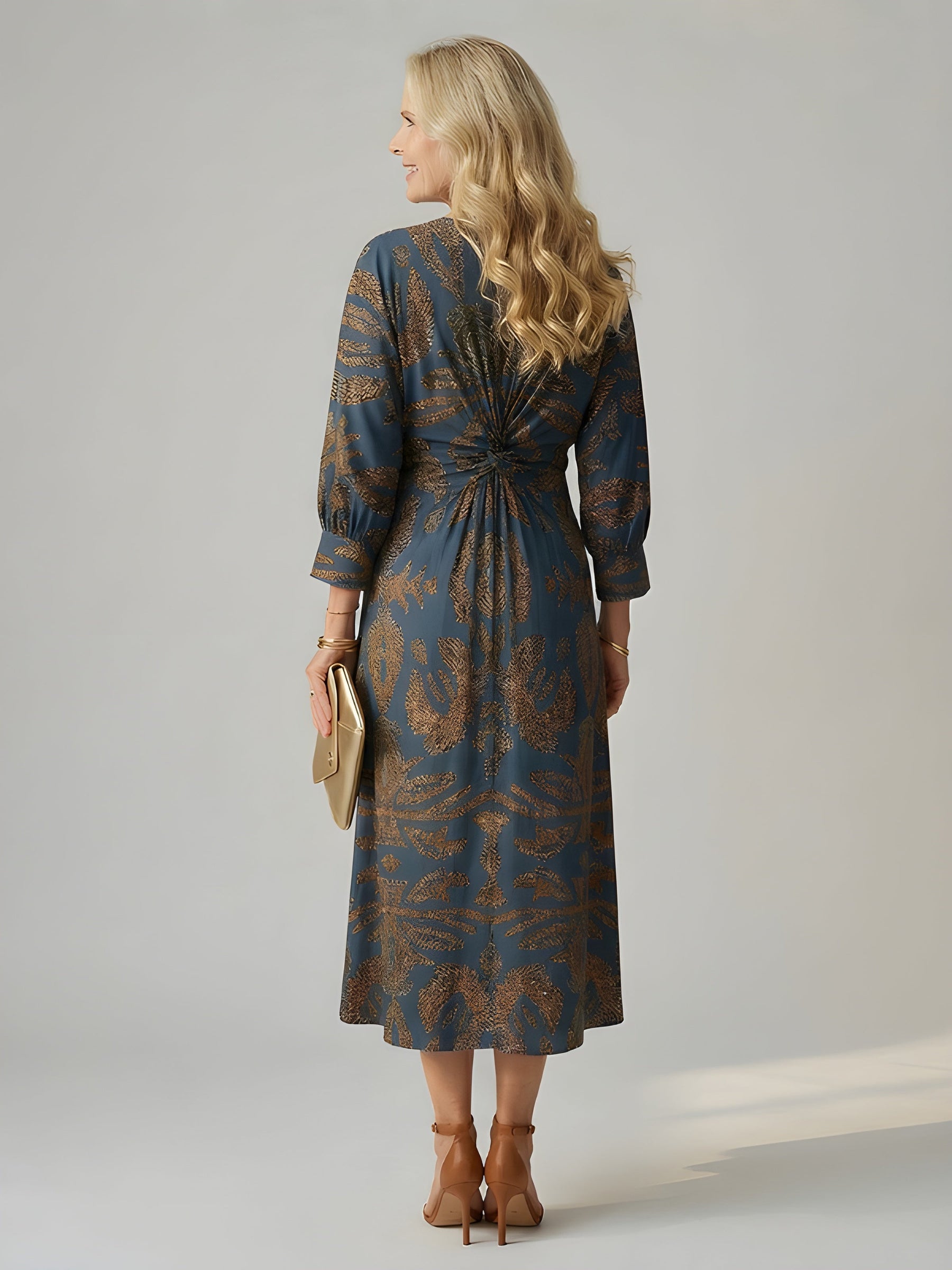 Alisson | Elegant Wrap Midi Dress
