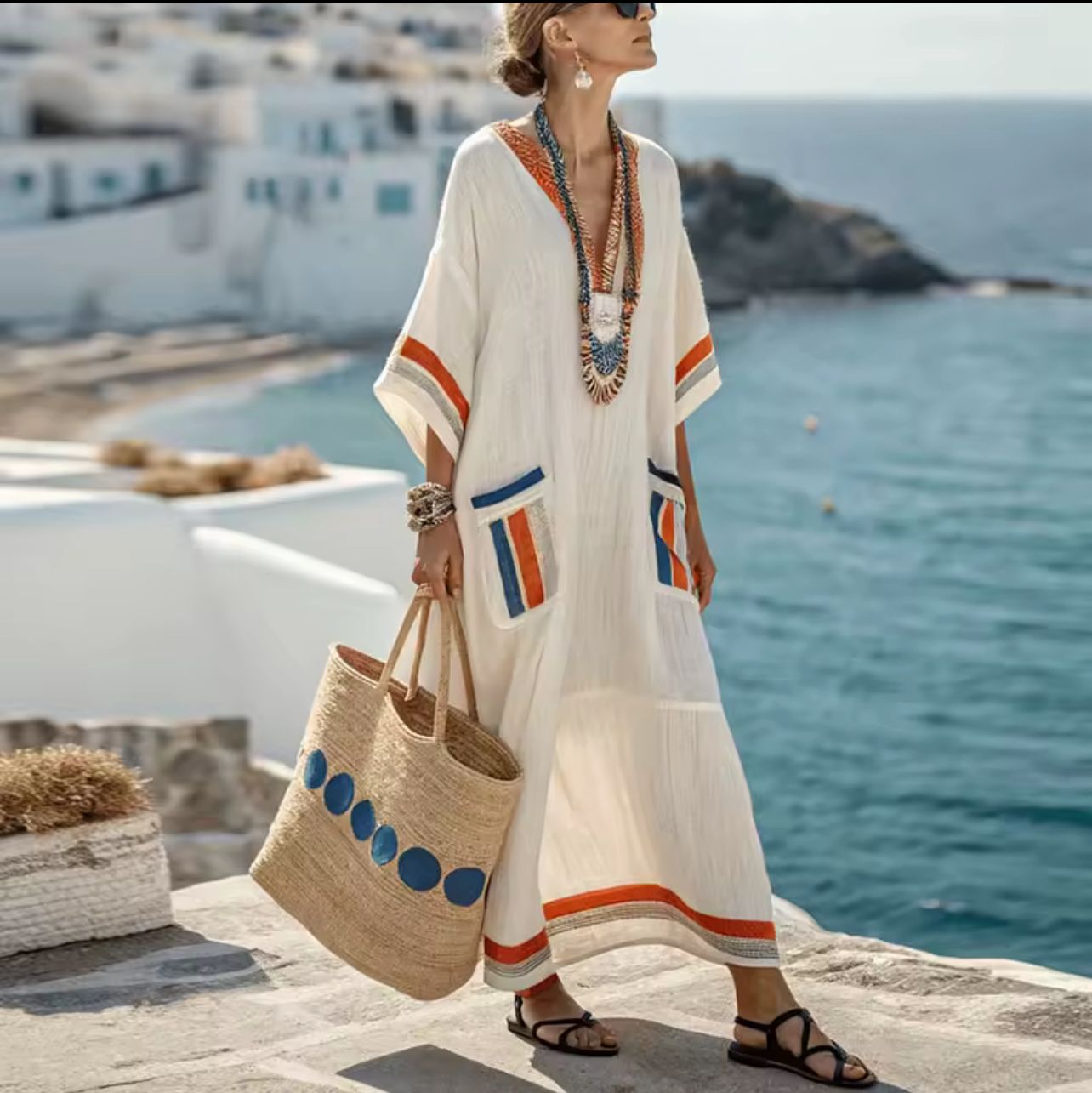 Maryll™ – Elegant Long Strand Dress