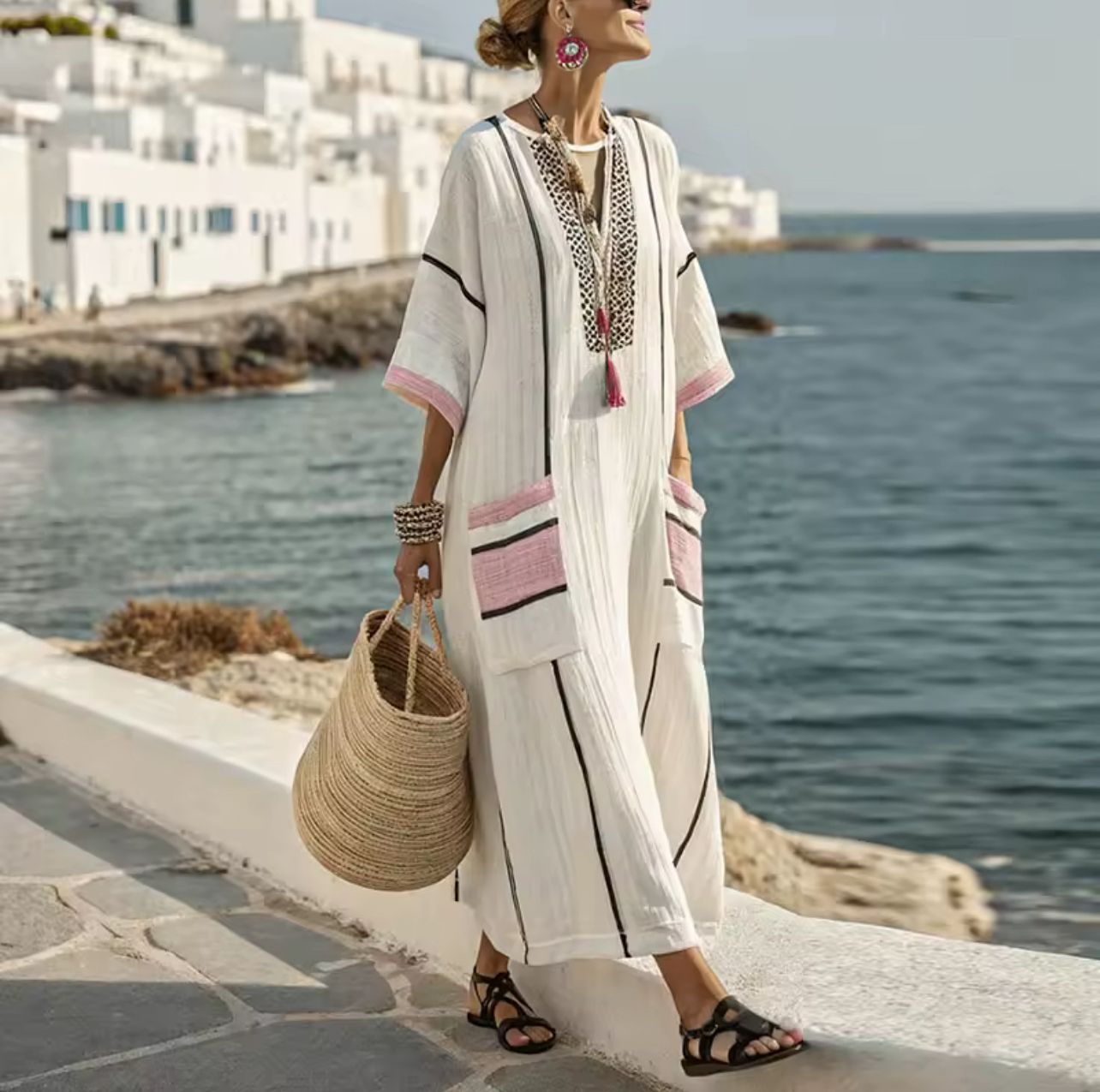 Maryll™ – Elegant Long Strand Dress